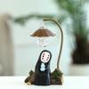 My Totoro Neighbor No Face Man Night Lamp Resin Cartoon Figurine Gift Light