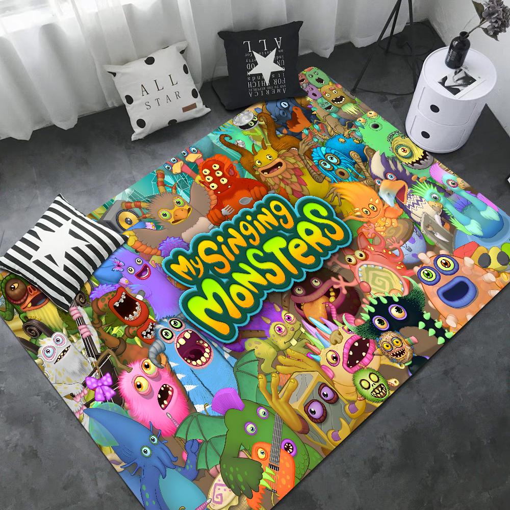 3D Коврик для кухни My Singing Monsters, моющийся, нескользящий, коврик для зоны дивана и кресел в гостиной, кухня, современный домашний декор