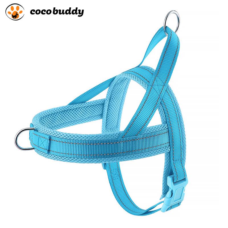 Шлейка для собак Easywalk Breathable Mesh и взрывозащищенный поводок для мелких/средних пород