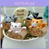 Cute Cat Figurine Blind Box Toy For Desktop Miniature Home Decor Gift For Students