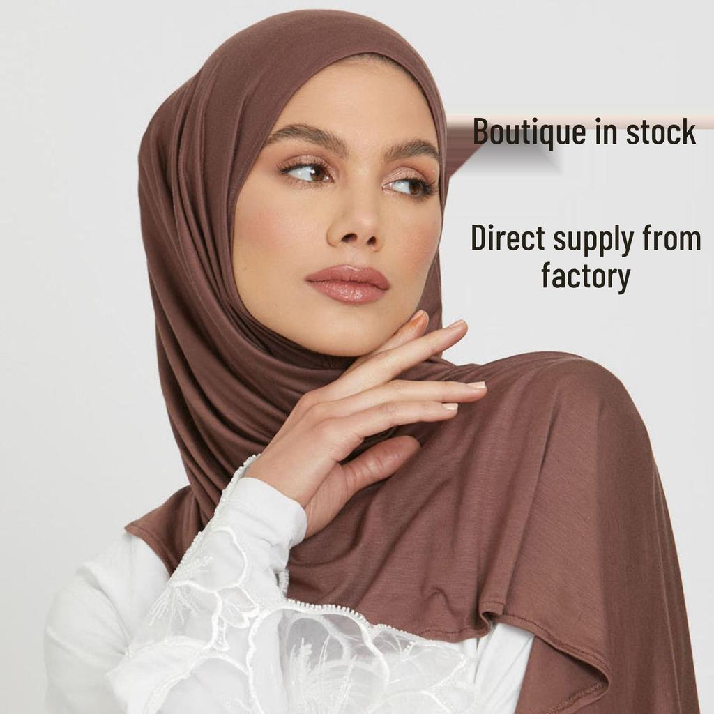 Мягкий модальный трикотаж мерсеризованный хлопок повязка-шарф-шапка