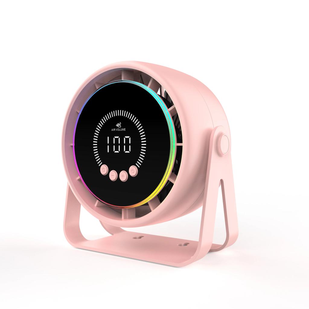 Умный электрический вентилятор с 100 скоростями, безлопастной вентилятор, USB-зарядка, настольный, бесшумный, настенный кондиционер, настольный вентилятор для офиса, кемпинга