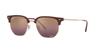 Солнцезащитные очки RB4416 CLUBMASTER ROSE GOLD 53 НОВЫЕ 6654G9 БОРДОВЫЕ НА поляризованных Ray-Ban