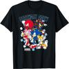 Футболка с логотипом Sonic The Hedgehog Birthday Cre Групповое фото Большая грудь