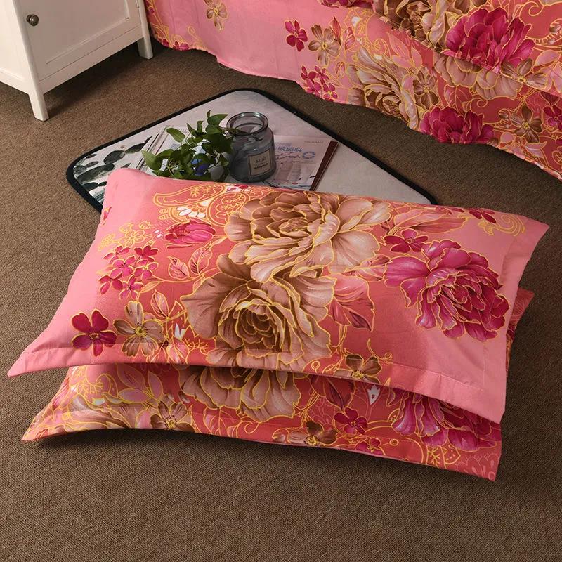 Мягкие хлопковые наволочки, приятные для кожи наволочки с начесом, пара высококачественных больших одинарных двойных наволочек высокой плотности