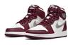 Jordan Air Jordan 1 Retro High OG 'Bordeaux' Удобные Универсальные Кожаные Бордовый Амортизация Высокие 575441-611