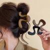 Matte Finish Shark Clip Large Ponytail Clip New Acrylic Hair Claw  Headwear Accessories