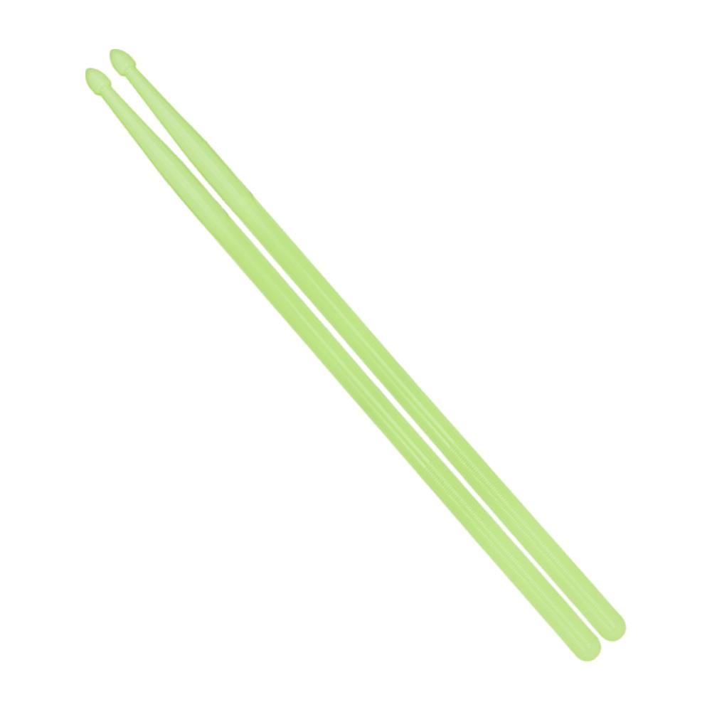 5A Luminous Drum Stick Glow In The Dark Nylon Drum Stick Wear Resist Light Up Drum Sticks for Stage Performance Tool