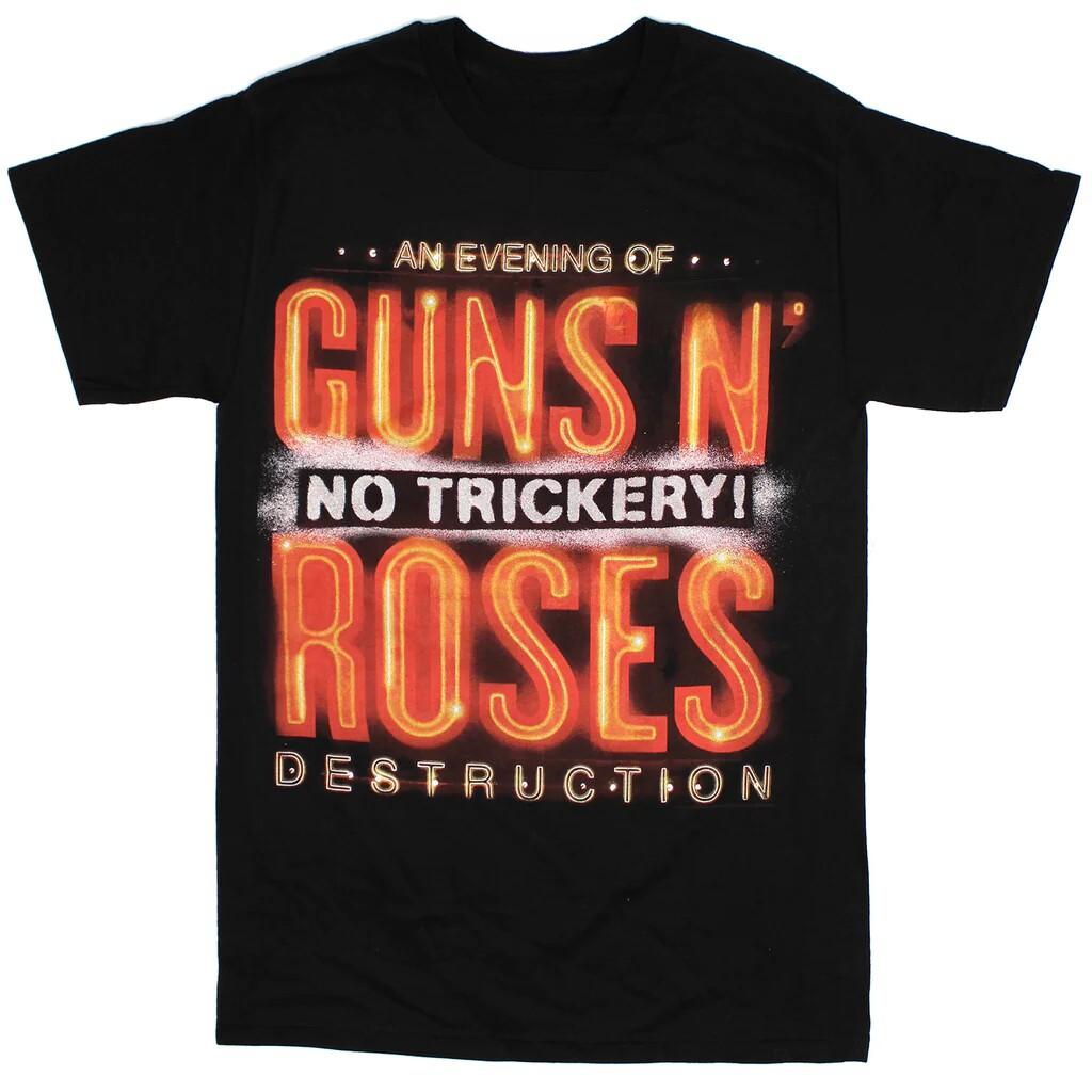 ZX 80-х Guns N RosesGuns N RosesGuns N Roses Повседневная футболка МужскаяЖенская Роскошный бренд группы Топ Белый
