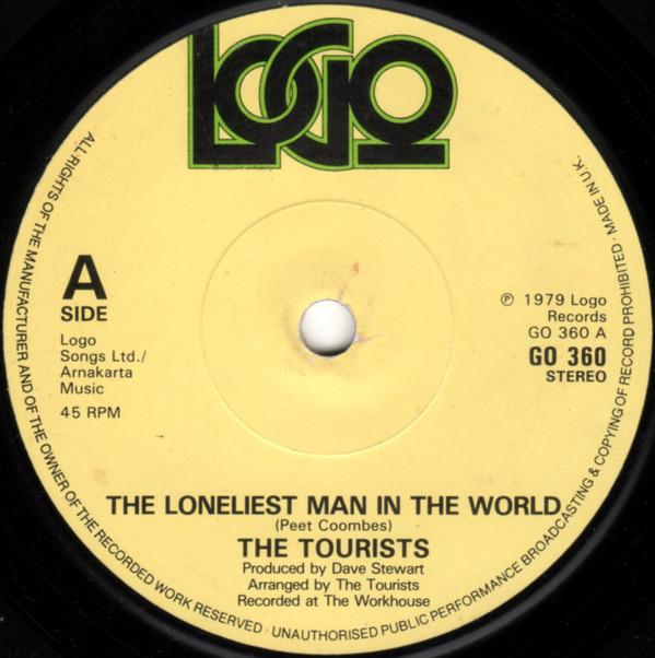 7-дюймовая пластинка TOURISTS The Loneliest Man In The World Логотип GO360 1979 Великобритания Рок Б/у