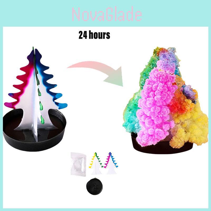 Волшебное бумажное дерево Сделай сам Рождественская елка с растущими кристаллами Ностальгическая игрушка для детей Идеальный подарок на Рождество