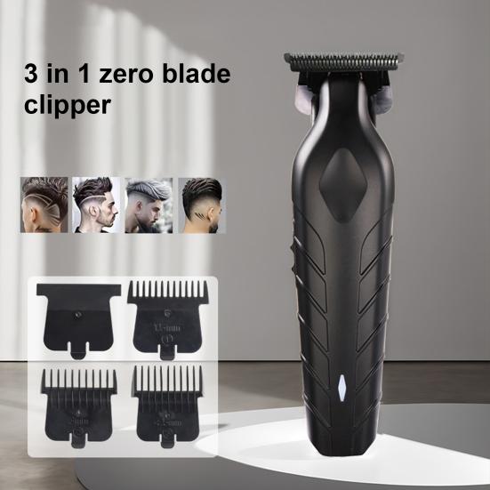 Машинки для стрижки волос для мужчин Бесшумный мотор Электробритва Быстрая зарядка через USB Парикмахерские триммеры Бритвы 3-в-1 Комплект триммера с нулевым лезвием Подарок для мужчины Муж
