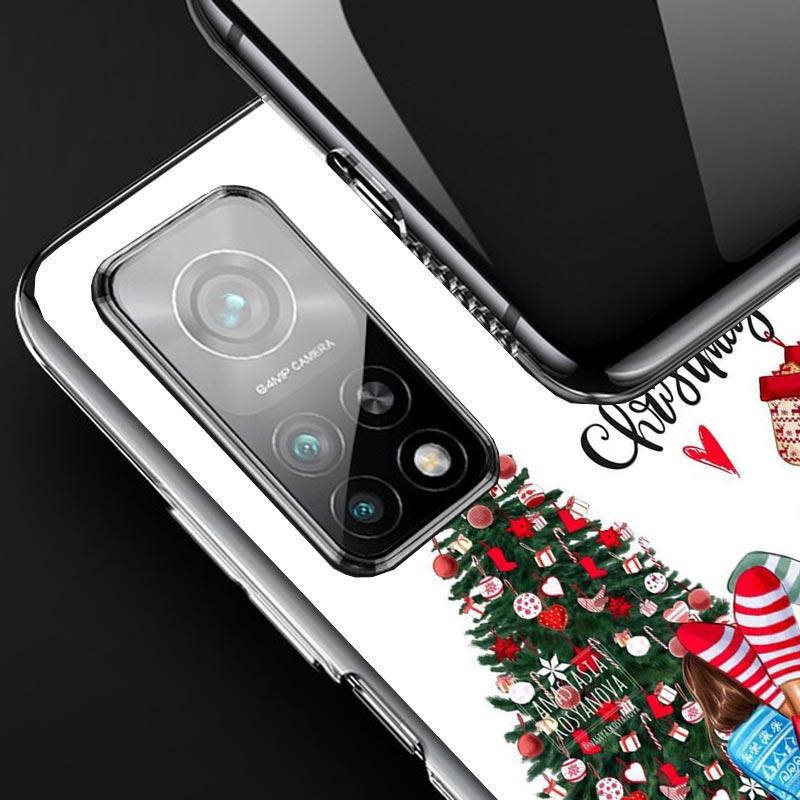 Christmas Girls Tree Gift Phone Case For Xiaomi Redmi Note 10 11 12 13 14 15 Pro Plus 11S 12S 14S 11T 11E 10S Soft TPU Back Cove