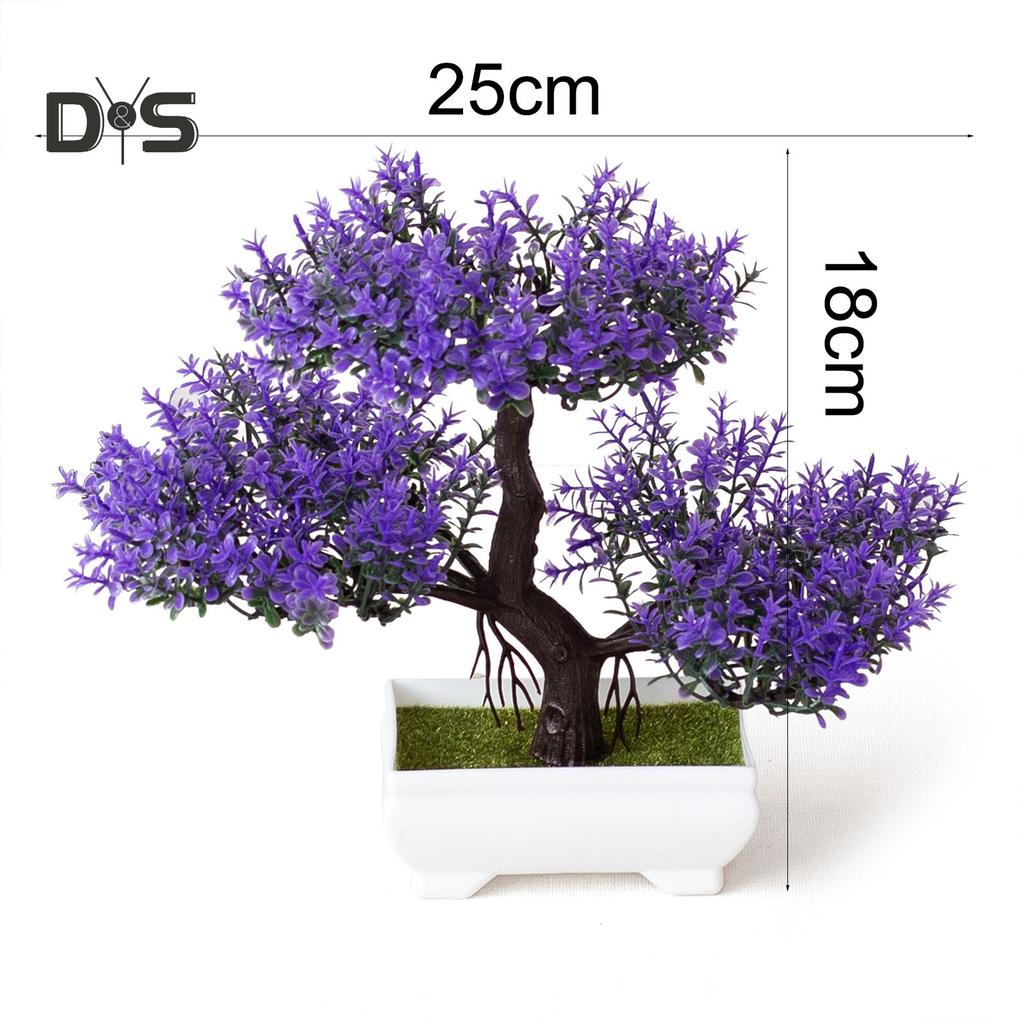 Искусственный бонсай в горшке для декора