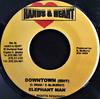 7inch Record ELEPHANT MAN - Downtown NONE Hands & Heart 2005 Jamaica Reggae, Ska & Dub Used