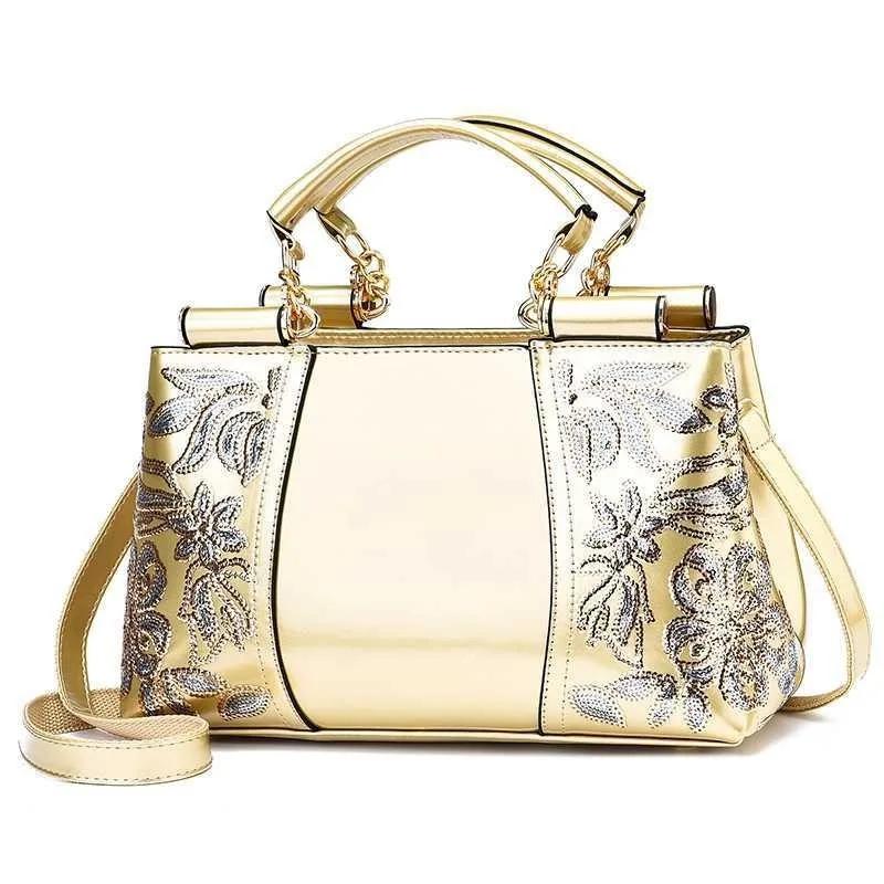 Luxury Brand Designer Women'S Handbag Classic Embroidery Shoulder Bag Large Capacity Versatile Crossbody Bag Commuting Tote Bag