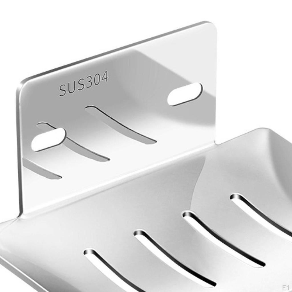 Bar Soap Holder Easy To Install Removable Sponge Sink Rack for Glasses Shower Wall