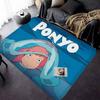 Cute P-Ponyo Movie On The Cliff Anime Floor Mat Rectangle Anti-slip Home Soft Badmat Front Door Indoor Outdoor Mat Welcome