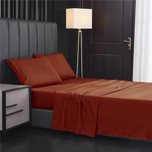 Bedding Set 4PCS /3PCS Full Set Bed Mattress Flat Sheet Mattress Cover Deep Pocket Sheet with Elastic Band
