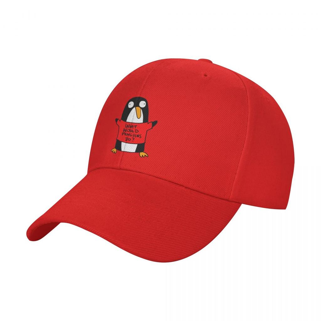 What Would Penguins Do? Baseball Cap Sun Hat For Children Trucker Cap For Men Women's