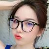 Anti-Blue Light Glasses Ladies Flat Mirror Blu-ray Computer Goggles Retro Glasses Frame Women's Square Frame