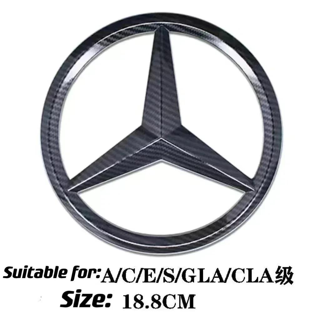 AABGY1 AMG Car For Mercedes benz AMG 1Pcs Car Front Grille Badge Decal Cover Emblem for Mercedes Benz W204 W205 W210 W211 W212 W213