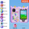 Детский умный телефон-камера, игрушечный телефон, 40+ игр, сенсорный экран, обучающая игрушка для мальчиков и девочек от 3 до 12 лет, MP3-плеер, подарки на день рождения
