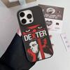 Декстер Морган Для IPhone 16 15 11 12 13 14 17 Pro Max PLUS Pro Мягкий Гофрированный Силиконовый Задний Чехол для Телефона