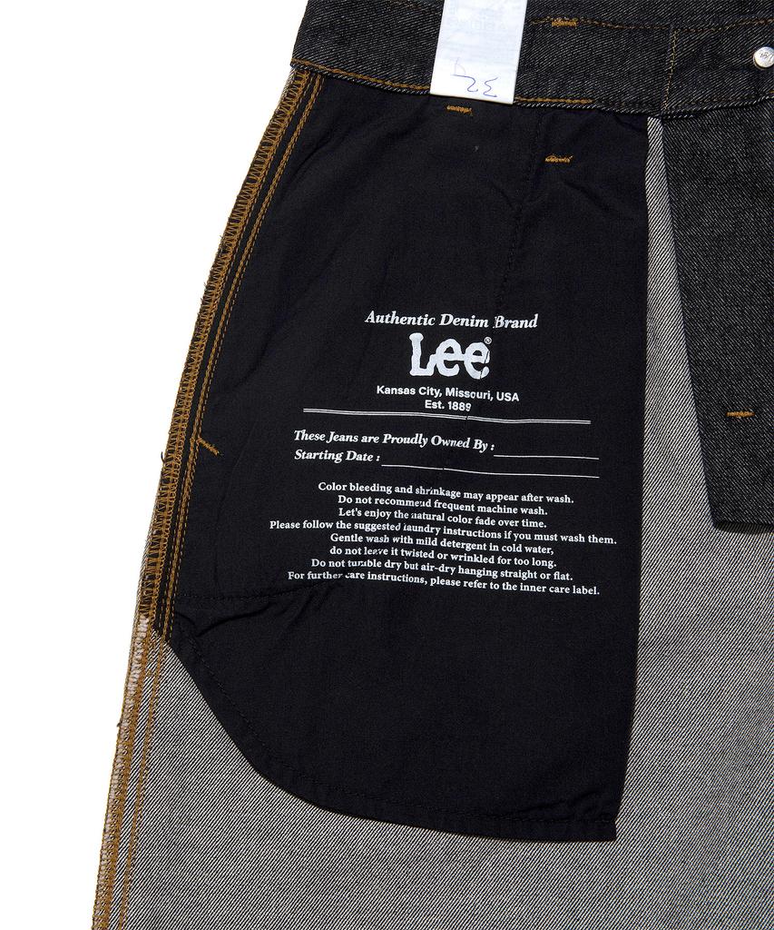 LEE Базовые джинсовые шорты Черные Низкая посадка