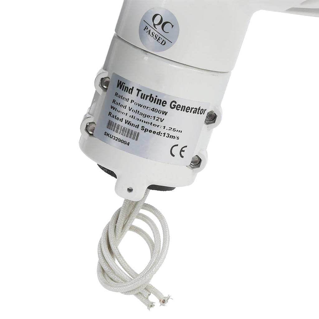 Wind Turbine Generator Five Wind Blades 400W Wind Controller for Home  Camping