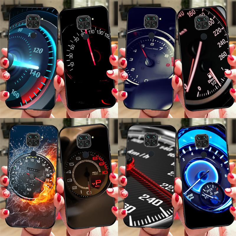 Speedometer Car Case For Redmi Note 8 9 10 11 12 Pro Plus 10S 11S 12S Cover For Redmi 9C 10A 10C 12C Coque