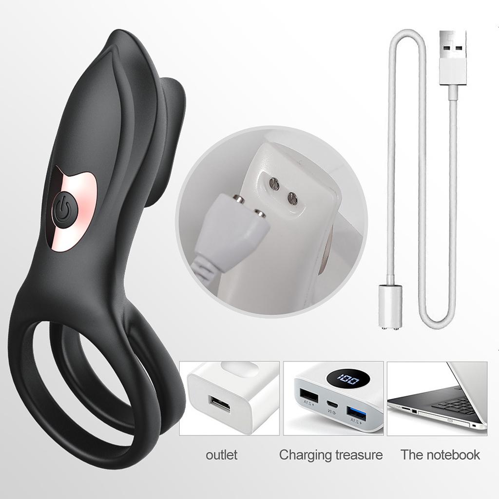 9-частотный вибратор, фаллоимитатор, кольцо, стимулирующий массажер, секс-игрушка для взрослых для мужчин