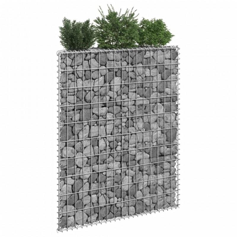 Day and Night - Day and Night Galvanized Steel Trapezoid Gabion Bed 80x20x100 Cm