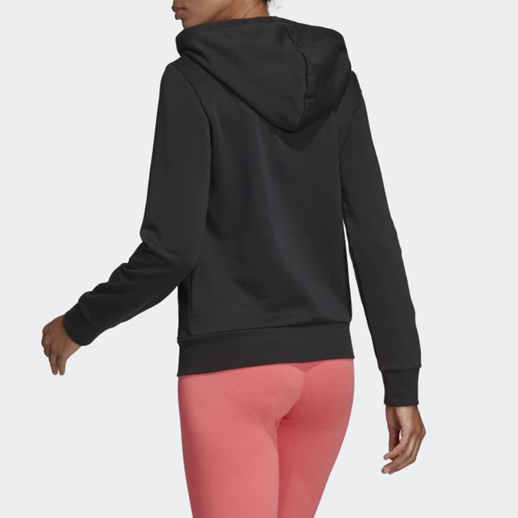 adidas Тренировочная куртка с капюшоном унисекс верхняя одежда черный DP2414