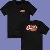 Мужская черная футболка Cane's Chicken Restaurant Размеры S-3XL