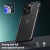 For iPhone 15 Pro Max Case Carbon Fiber Texture Anti-Scratch TPU+PC Back Cover