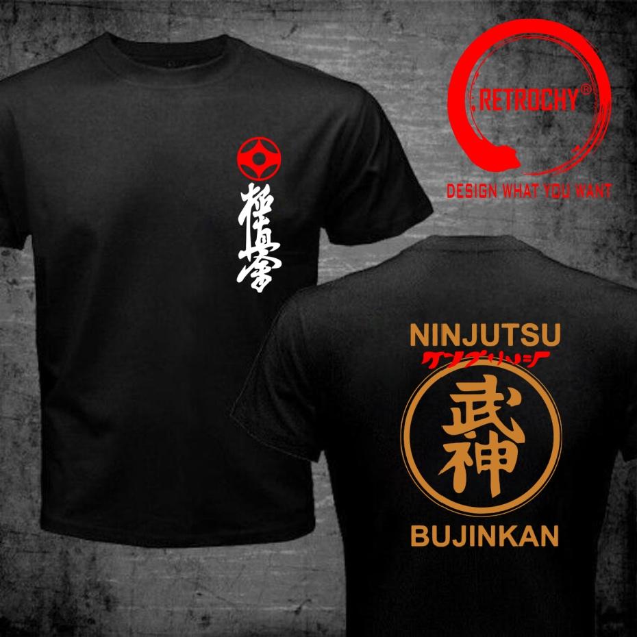 Funny Design Bujinkan Ninjutsu Kyokushin Shirt Unisex Fashion Trendy Casual Clothing Stylish Tops Tee Shirt Leisure Tshirt Unisexs