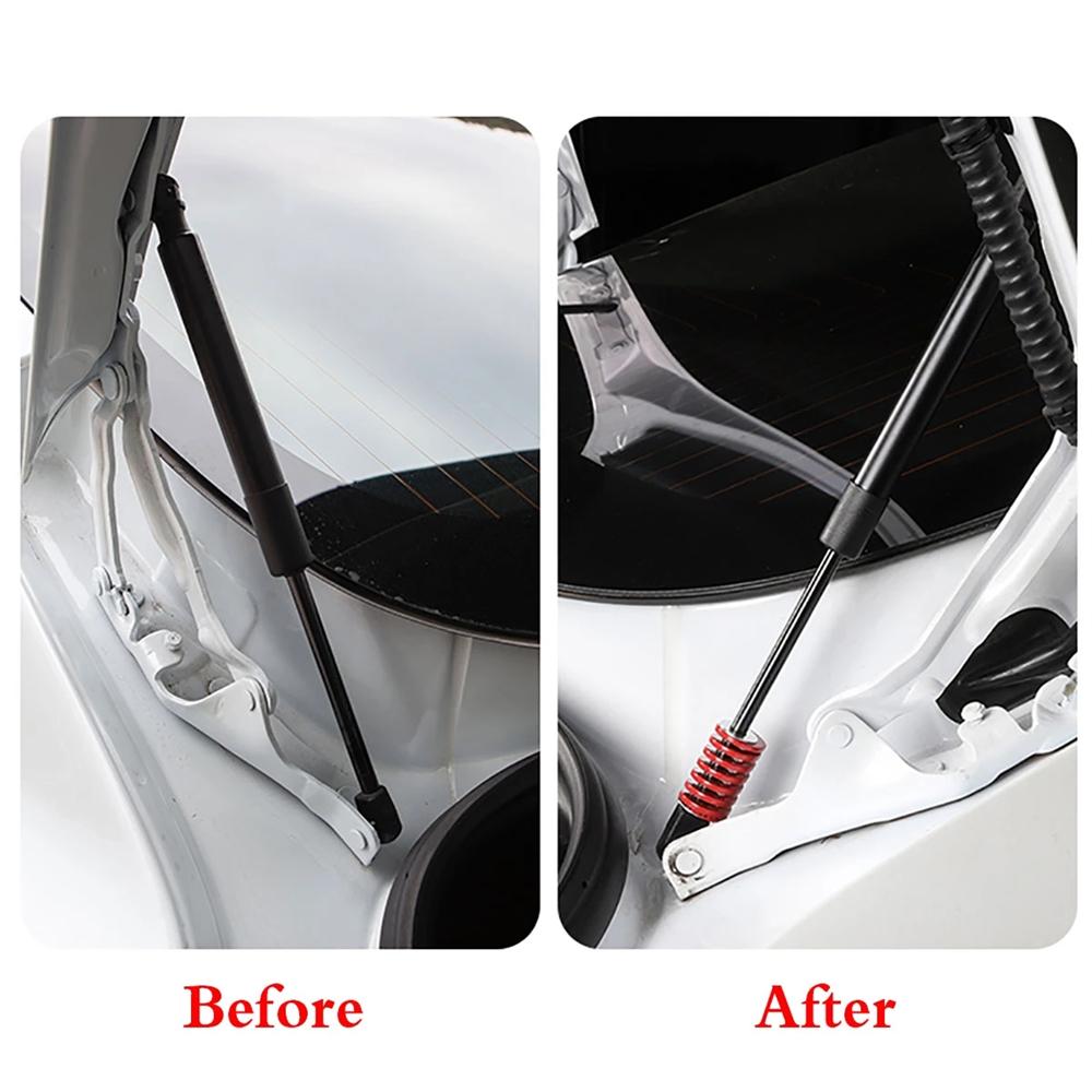 2 шт. пружины для задней подвески багажника, опора для 25-миллиметровых задних металлических амортизаторов для Tesla Model 3, пружины для распорок