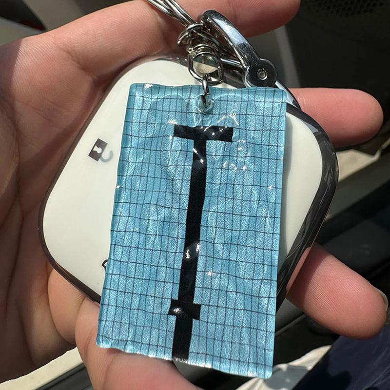 Креативный брелок для ключей «Бассейн» Волнистый брелок Украшения Брелок для ключей от машины Брелок для ключей «Бассейн» Alltaglich Подвеска Подарок пловцу