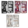 19Pcs Stainless Steel Nail Clippers Set Home Nail Care Kit Creative Manicure Kits  Gift