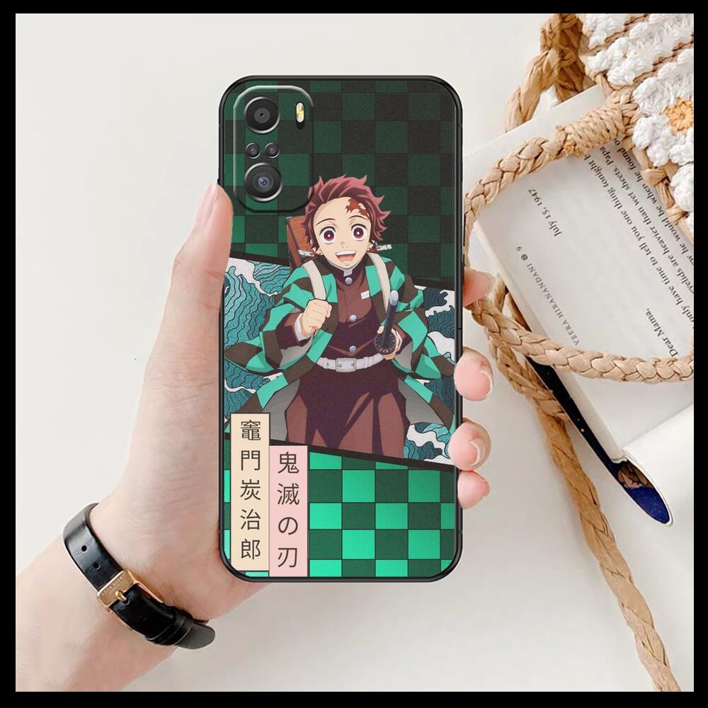Kamado Nezuko Kimetsu No Yaiba Demon Slayer, мягкий ТПУ для Xiaomi Redmi Note 10S 10 9T 9S 9 8T 8 7S 7 6 5A 5 Pro Max Soft Black P
