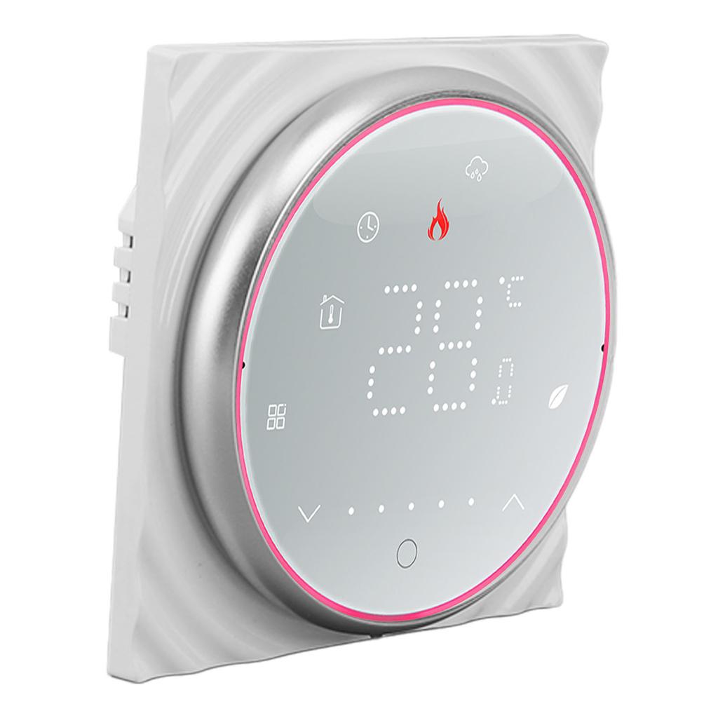 Wireless Thermostat LED Screen High Temperature Control Accuracy Programmable Smart Thermostat for Home Electric Heating AC 95 to 240V