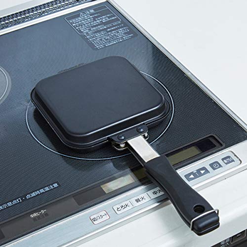 IH Marble Coat Hot Sand Pan Hot Sand Maker Maker Press Sand Maker Double Sided Baking Compatible with IH Multi-Sand