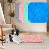 Pet Feeding Mat Good Toughness Anti-deform Bite-resistant Silicone Cartoon Pattern Pet Dog Slow Food Mat Pet Supplies
