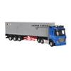 Игрушка RC Semi Truck с открывающимися дверями, контейнеровоз, сплав, музыка, RC Semi Transporter Truck