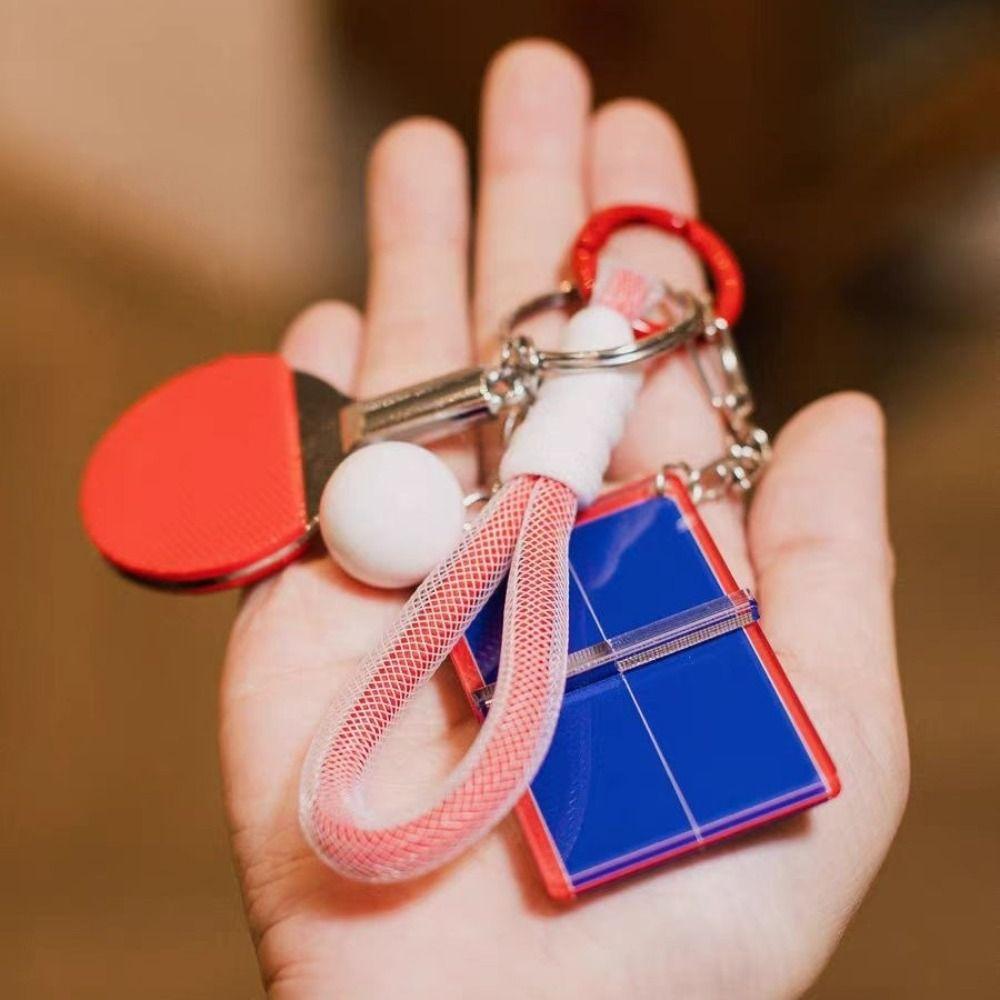 Сумка подвесная бадминтонная подвеска 3D бадминтон настольный теннис брелок школьная сумка