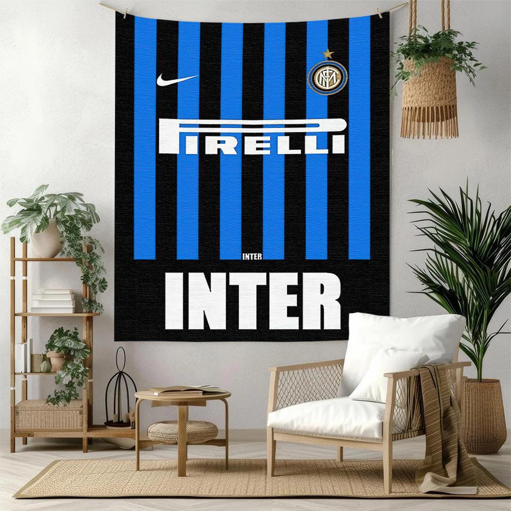 Inter Milan Wall Decor Tapestry Art For Pet Memorial Birthdaywedding Party Backdrop Family Gift