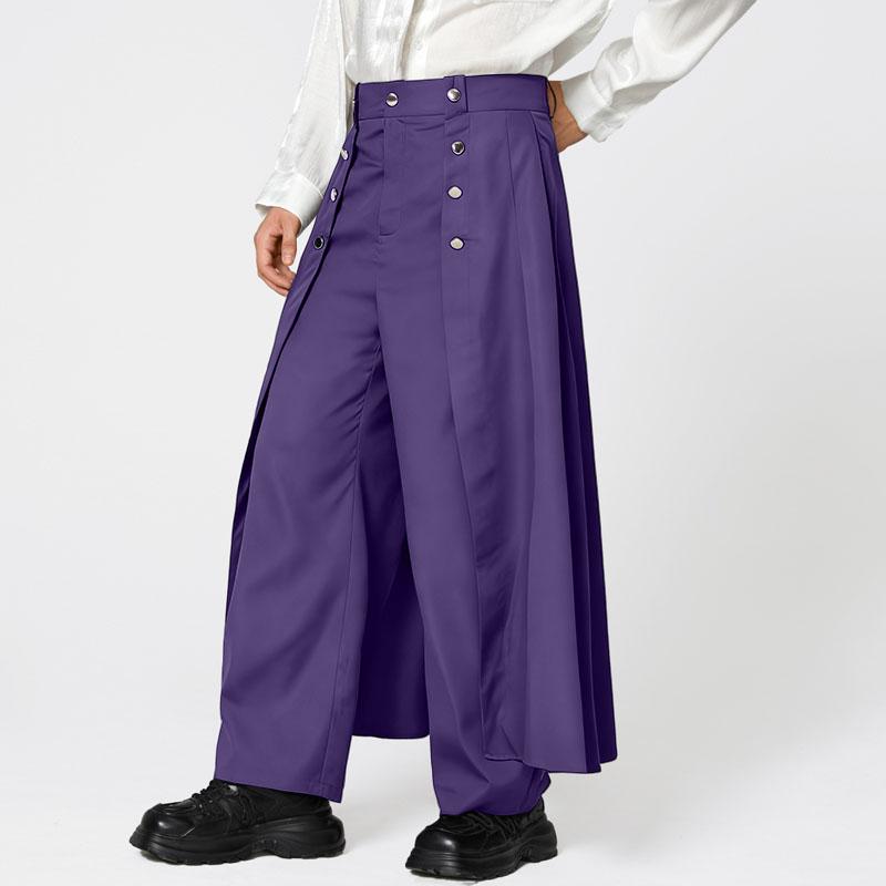 INCERUN Весенние мужские брюки-карго на молнии с двойным слоем