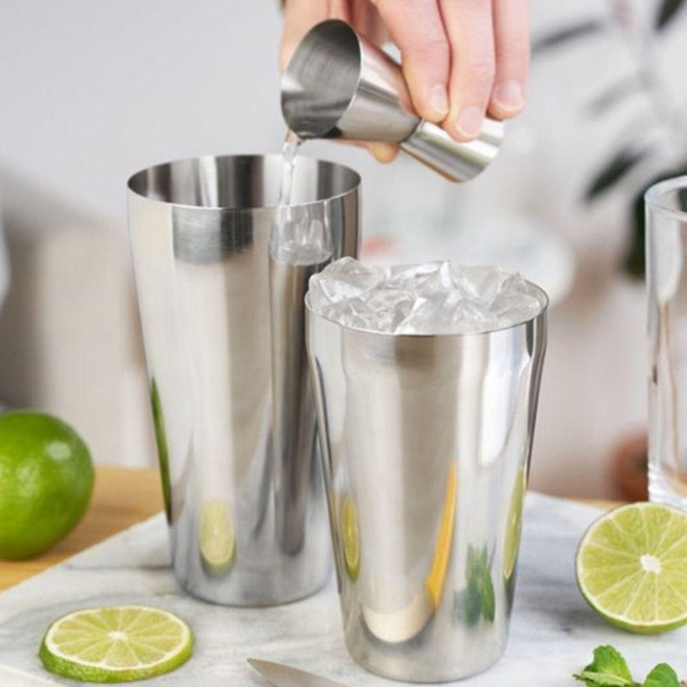 3/4Pcs Stainless Steel Cocktail Mixer Kit 600/700ml Professional Cocktail Mixer Set Anti-corrosion Rustproof Wine Mixer