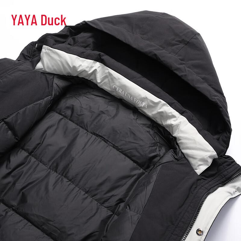 Yaya Мужская джинсовая стеганая куртка средней длины с пэчворком